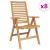 Scaun 8 pcs Maro 64.5 x 52 x 108 cm Lemn solid de tec GartenMobel Dekor