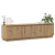 Cabinet TV Stejar Artizanal 180 x 38 x 49 cm Lemn compozit GartenMobel Dekor