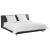 Set pilotă și 2 perne din microfibră albă 240x220 cm, matlasat