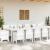 Set de masă pentru grădină 15 pcs Alb Ratan Polt GartenMobel Dekor