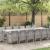 Set de masă pentru grădină 15 pcs Gri deschis Ratan Polt GartenMobel Dekor