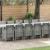 Set de masă de grădină cu perne cu pernă 17 pcs Gri deschis PP GartenMobel Dekor