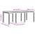 Set de masă pentru grădină 7 pcs Gri deschis Polipropilenă GartenMobel Dekor