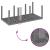 Set de masă pentru grădină 7 pcs Gri deschis Polipropilenă GartenMobel Dekor