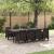 Set de masă pentru grădină 9 pcs Maro Polipropilenă GartenMobel Dekor