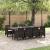 Set de masă pentru grădină 9 pcs Maro Polipropilenă GartenMobel Dekor