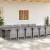 Set de masă pentru grădină 13 pcs Gri deschis Ratan Polt GartenMobel Dekor