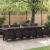 Set de masă de grădină cu perne cu pernă 15 pcs Maro PP GartenMobel Dekor
