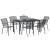 Set de masă pentru grădină 7 pcs Antracit GartenMobel Dekor
