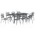 Set de masă pentru grădină 9 pcs Antracit GartenMobel Dekor