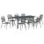 Set de masă pentru grădină 9 pcs Antracit GartenMobel Dekor