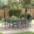 Set de masă pentru grădină 9 pcs Antracit GartenMobel Dekor