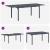 Set de masă pentru grădină 9 pcs Antracit GartenMobel Dekor