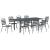 Set de masă pentru grădină 9 pcs Antracit GartenMobel Dekor
