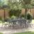 Set de masă pentru grădină 11 pcs Antracit GartenMobel Dekor