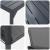 Set de masă pentru grădină 9 pcs Negru poliratan GartenMobel Dekor