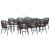 Set de masă pentru grădină 9 pcs Maro poliratan GartenMobel Dekor