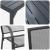 Set de masă pentru grădină 9 pcs Antracit Oțel GartenMobel Dekor