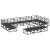 Set de canapele pentru grădină cu pernă 13 pcs Negru Aluminiu GartenMobel Dekor
