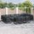 Set de canapele pentru grădină cu pernă 13 pcs Negru Aluminiu GartenMobel Dekor