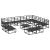 Set de canapele pentru grădină cu pernă 13 pcs Negru Aluminiu GartenMobel Dekor