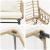 Set de Mobilier pentru Grădină cu pernă 4 pcs Negru și antracit GartenMobel Dekor