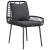 Set de Mobilier pentru Grădină 4 pcs Negru și Crem poliratan GartenMobel Dekor