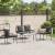 Set de Mobilier pentru Grădină 4 pcs Negru și Crem poliratan GartenMobel Dekor