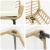 Set de Mobilier pentru Grădină 4 pcs Negru și Crem poliratan GartenMobel Dekor