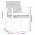 Set de masă pentru grădină 3 pcs Negru și Gri Ratan PE GartenMobel Dekor