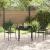 Set de masă pentru grădină 3 pcs Negru GartenMobel Dekor