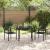 Set de masă pentru grădină 3 pcs Negru GartenMobel Dekor