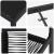 Set de masă pentru grădină 3 pcs Negru GartenMobel Dekor