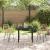 Set de masă pentru grădină 3 pcs Maro Oțel vopsit electrostatic GartenMobel Dekor
