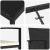 Set de masă pentru grădină 3 pcs Negru GartenMobel Dekor