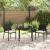Set de masă pentru grădină 3 pcs Negru GartenMobel Dekor