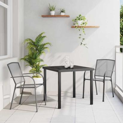 Set de masă pentru grădină 3 pcs Antracit GartenMobel Dekor
