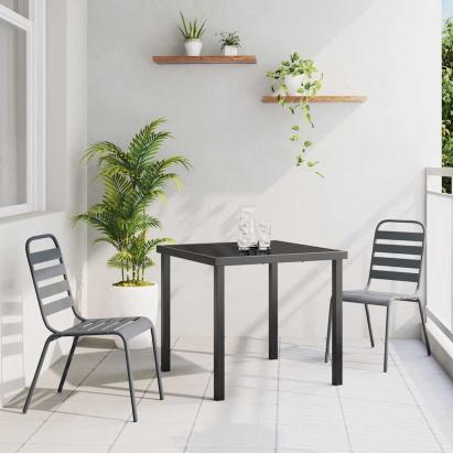 Set de masă pentru grădină 3 pcs Antracit GartenMobel Dekor