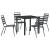 Set de masă pentru grădină 5 pcs Antracit GartenMobel Dekor