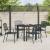 Set de masă pentru grădină 5 pcs Antracit GartenMobel Dekor