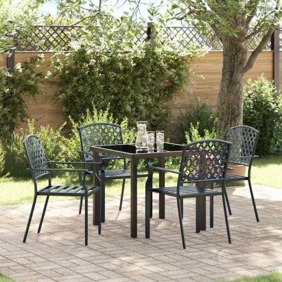 Set de masă pentru grădină 5 pcs Antracit GartenMobel Dekor