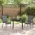 Set de masă pentru grădină 3 pcs Gri Oțel vopsit electrostatic GartenMobel Dekor