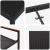 Set de masă pentru grădină cu pernă 5 pcs Negru poliratan GartenMobel Dekor