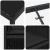 Set de masă pentru grădină cu pernă 5 pcs Negru poliratan GartenMobel Dekor