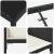 Set de masă pentru grădină cu pernă 5 pcs Negru poliratan GartenMobel Dekor