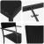 Set de masă pentru grădină cu pernă 3 pcs Negru poliratan GartenMobel Dekor