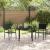 Set de masă pentru grădină cu pernă 3 pcs Negru poliratan GartenMobel Dekor