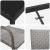 Set de masă pentru grădină cu pernă 3 pcs Gri poliratan GartenMobel Dekor
