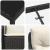 Set de masă pentru grădină cu pernă 5 pcs Negru poliratan GartenMobel Dekor
