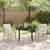 Set de masă pentru grădină cu pernă 3 pcs Bej poliratan GartenMobel Dekor